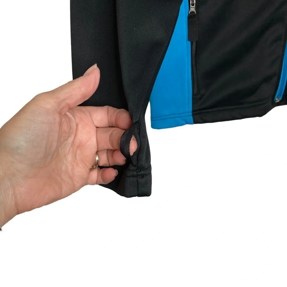 Spyder Black/Blue Full Zip Youth Jacket #235027